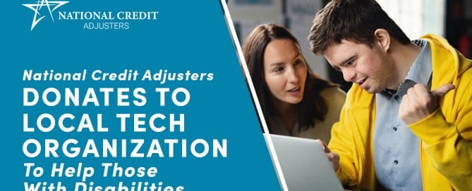 National Credit Adjusters donated to TECH which provides services and programs to help adults with intellectual and developmental disabilities.