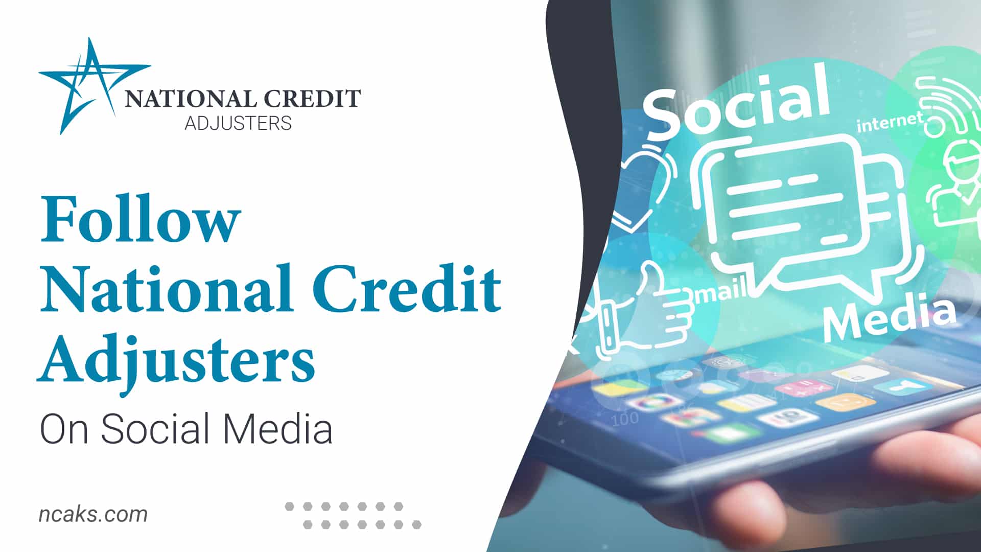 Follow National Credit Adjusters on Social Media