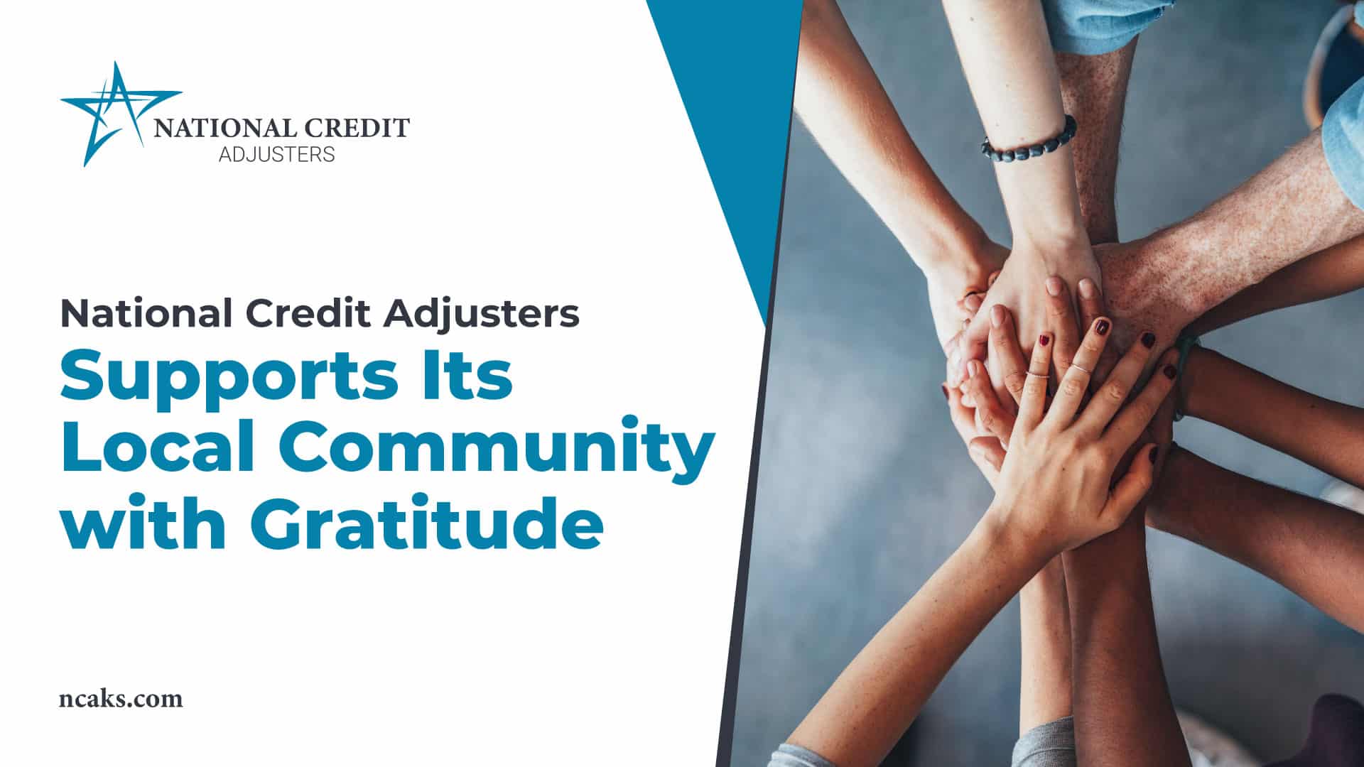 National Credit Adjusters Supports its Local Community with Gratitude